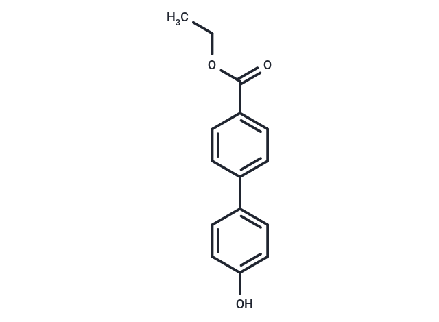 Ethyl 4'-hydroxy-[1,1'-biphenyl]-4-carboxylate Chemical Structure