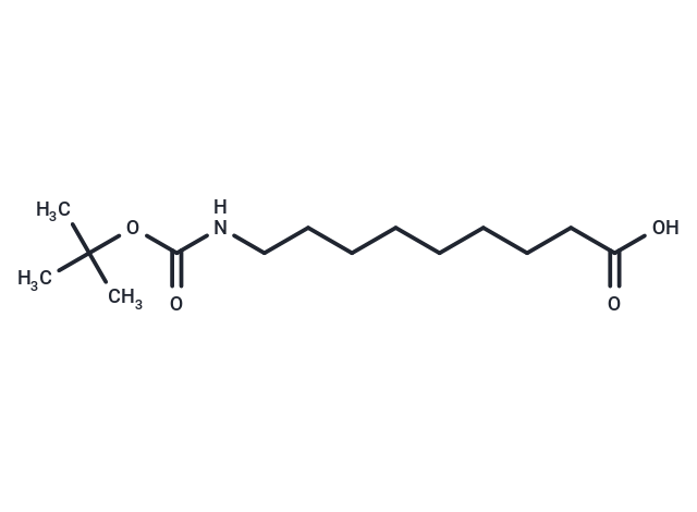 9-(Boc-amino)nonanoic Acid Chemical Structure