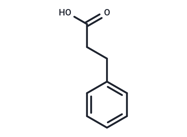 Hydrocinnamic acid Chemical Structure