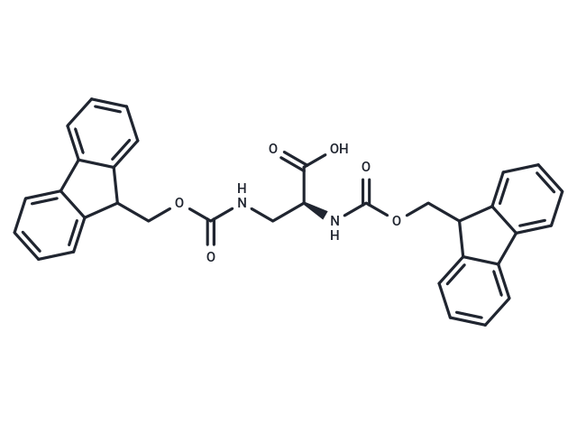 (S)-2,3-Bis((((9H-fluoren-9-yl)methoxy)carbonyl)amino)propanoic acid Chemical Structure