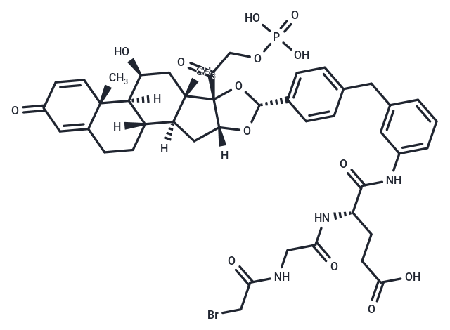 TargetMol Chemical Structure Glucocorticoid receptor agonist-1 phosphate Gly-Glu-Br