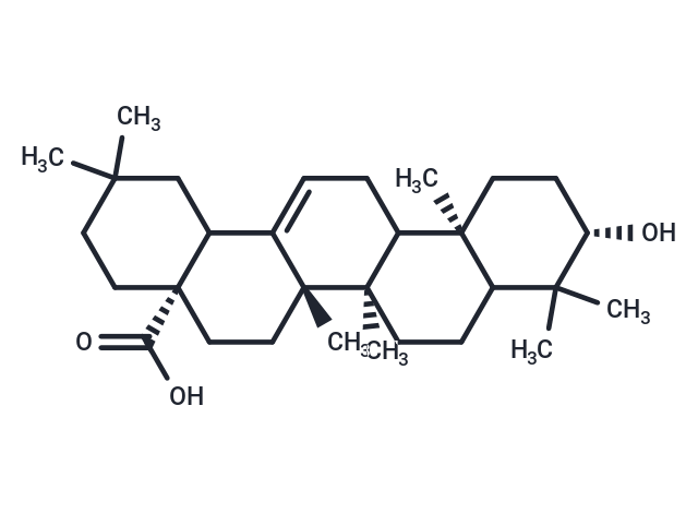 Oleanolic Acid Chemical Structure