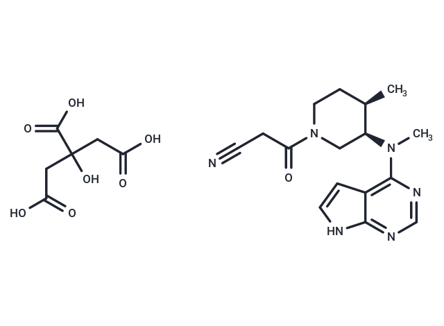 Tofacitinib Citrate Chemical Structure