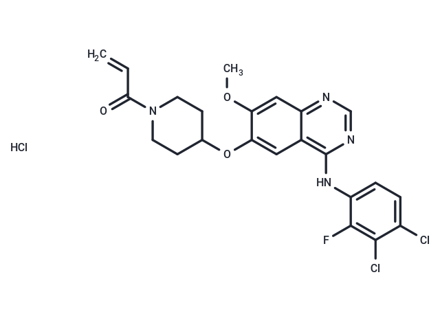 Poziotinib hydrochloride Chemical Structure