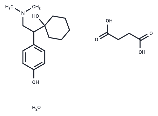 Desvenlafaxine succinate hydrate Chemical Structure