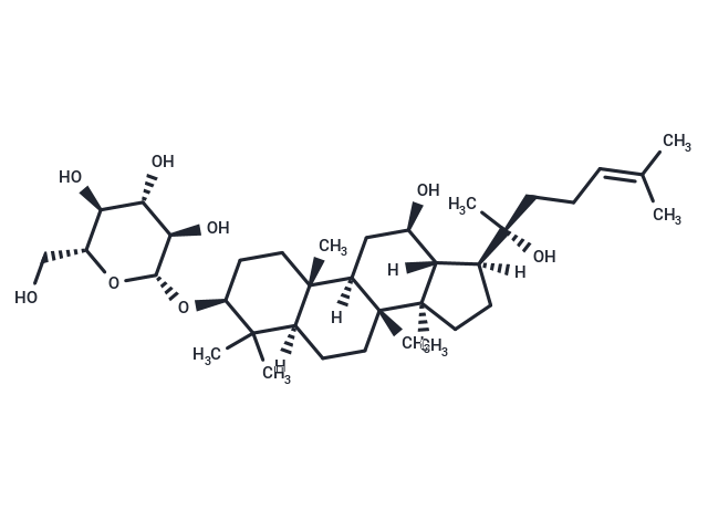 20(R)-Ginsenoside Rh2 Chemical Structure
