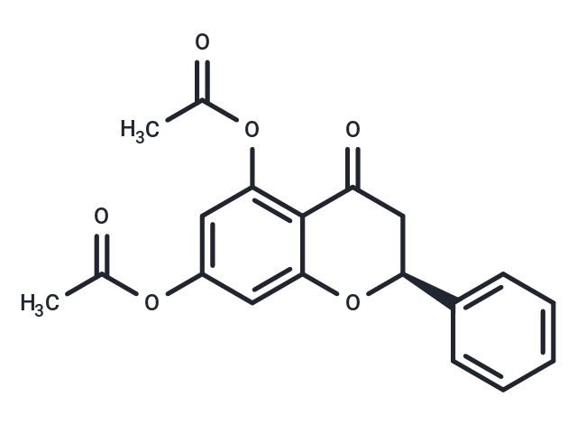 TargetMol Chemical Structure Pinocembrin diacetate