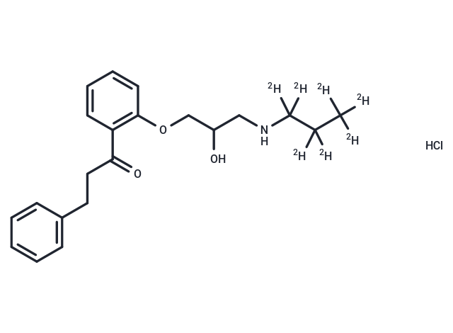TargetMol Chemical Structure Propafenone D7 hydrochloride