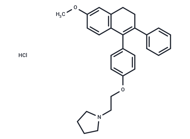 Nafoxidine HCl（1845-11-0 Free base） Chemical Structure