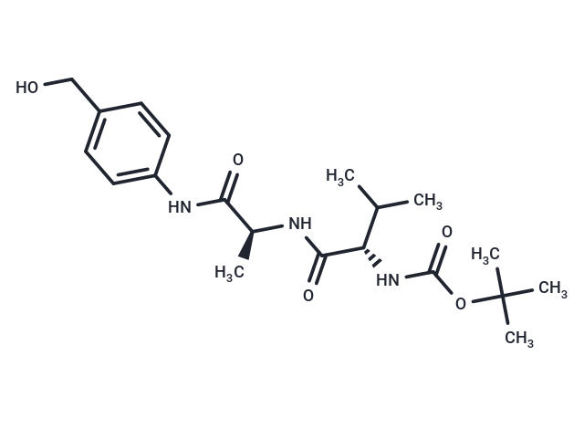 Boc-Val-Ala-PAB Chemical Structure