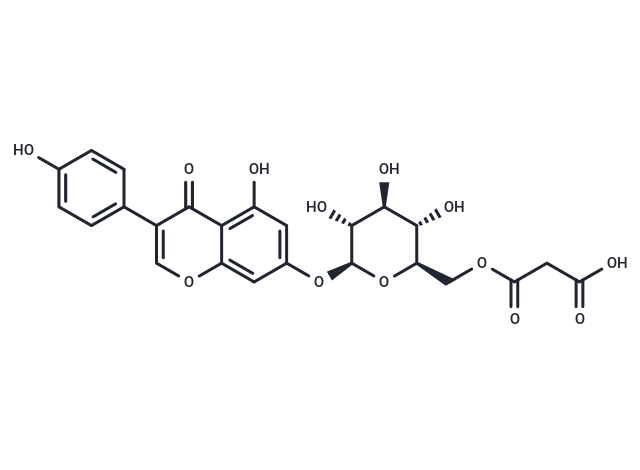 TargetMol Chemical Structure 6''-O-Malonylgenistin