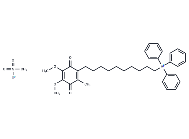 Mitoquinone mesylate Chemical Structure