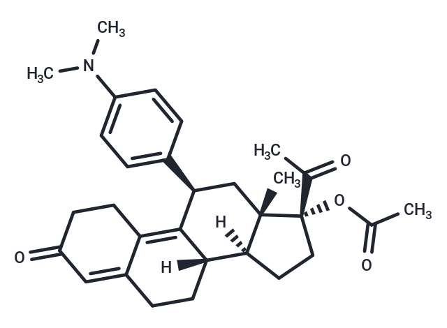 Ulipristal acetate Chemical Structure