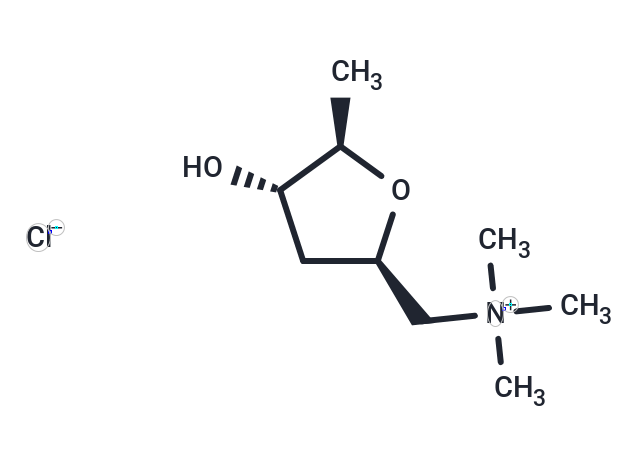 (±)-Muscarine chloride Chemical Structure