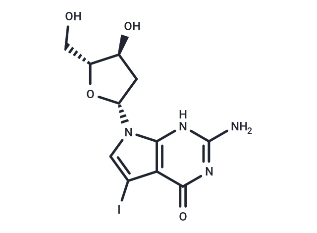 7-Iodo-7-deaza-2'-deoxyguanosine Chemical Structure