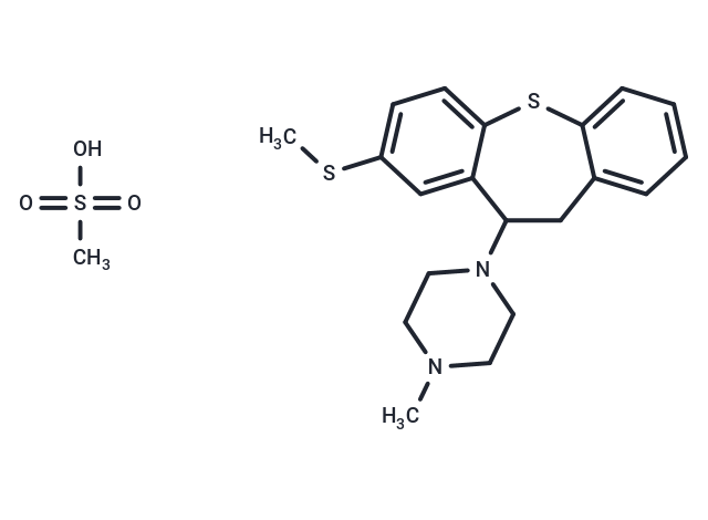 Methiothepin mesylate Chemical Structure