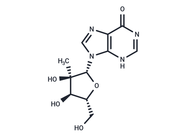 TargetMol Chemical Structure 2’-beta-C-Methyl inosine
