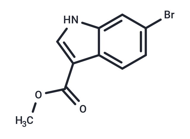 Methyl 6-bromo-1H-indole-3-carboxylate Chemical Structure