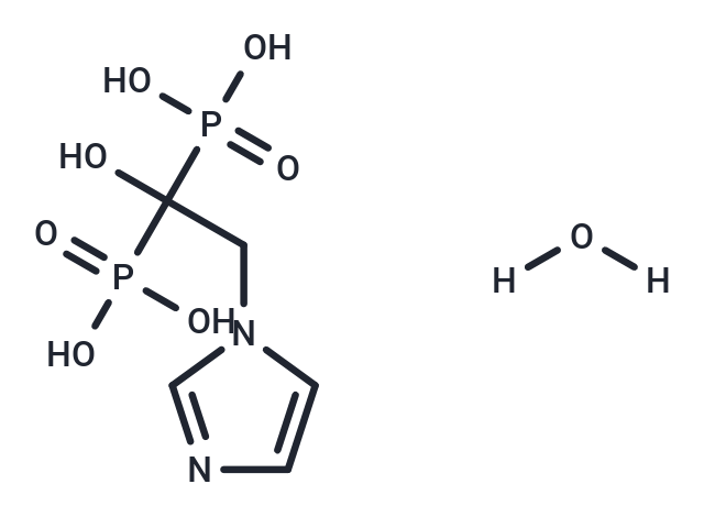 Zoledronic acid monohydrate Chemical Structure