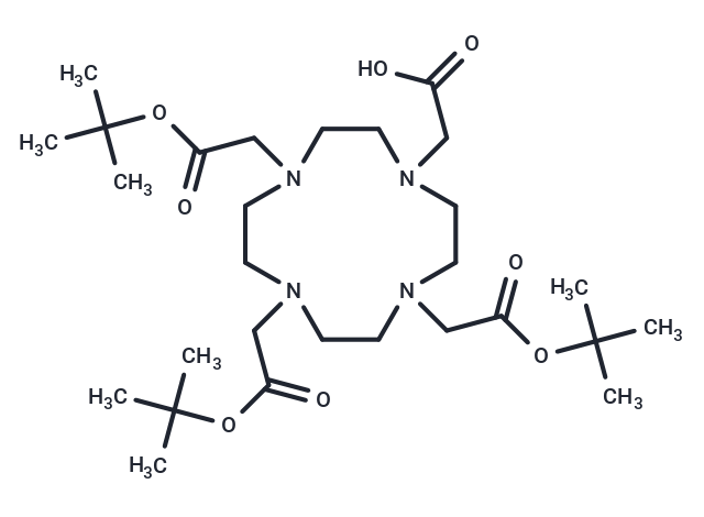 DOTA-tri(t-butyl ester) Chemical Structure