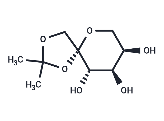 TargetMol Chemical Structure 1,2-O-Isopropylidene-β-D-fructopyranose