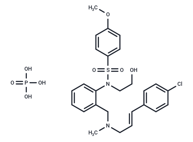 KN-93 Phosphate Chemical Structure
