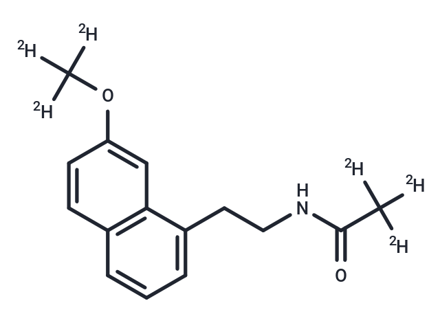 TargetMol Chemical Structure Agomelatine-d6