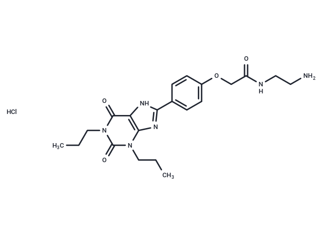 Xanthine amine congener trihydrochloride Chemical Structure