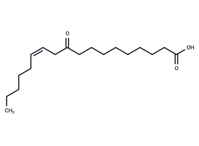 10-oxo-12(Z)-Octadecenoic Acid Chemical Structure