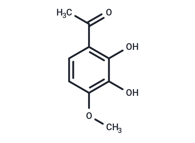 2,3-Dihydroxy-4-methoxyacetophenone Chemical Structure