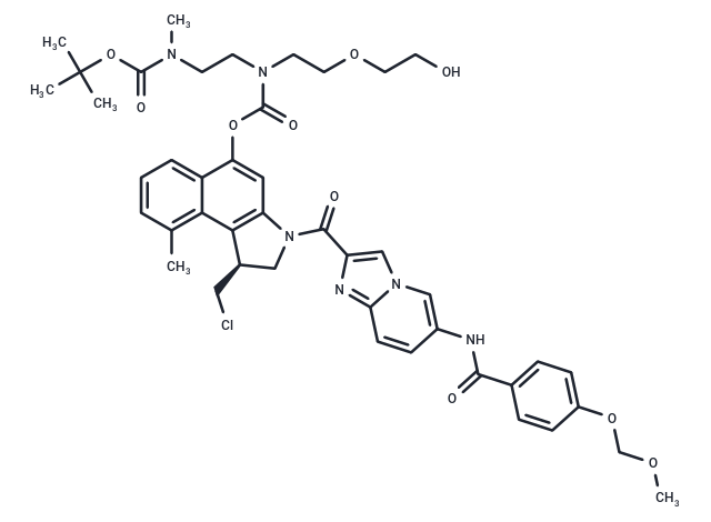 TargetMol Chemical Structure MethylCBI-azaindole-benzamide-MOM-Boc-ethylenediamine-D