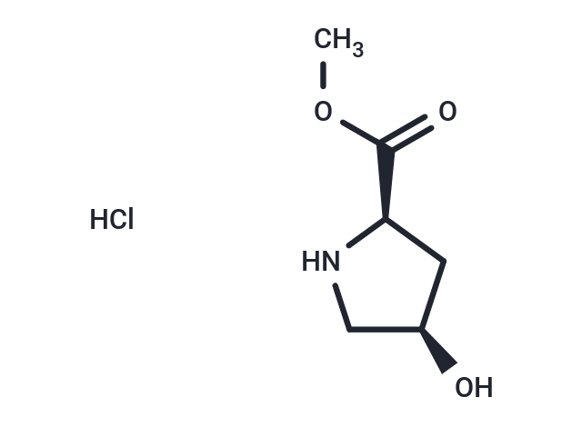 D-Proline, 4-hydroxy-, methyl ester hydrochloride Chemical Structure