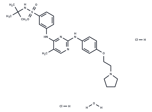 Fedratinib hydrochloride hydrate Chemical Structure