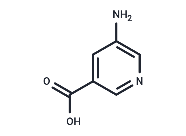 5-Aminonicotinic acid Chemical Structure