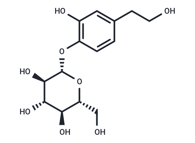 TargetMol Chemical Structure Hydroxytyrosol 4-O-glucoside
