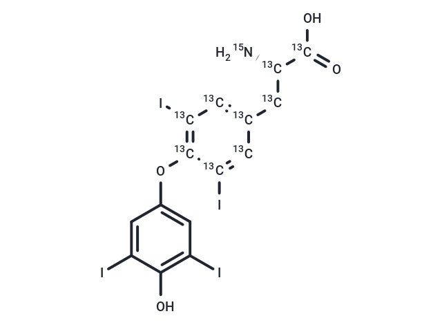 TargetMol Chemical Structure L-Thyroxine-13C9,15N