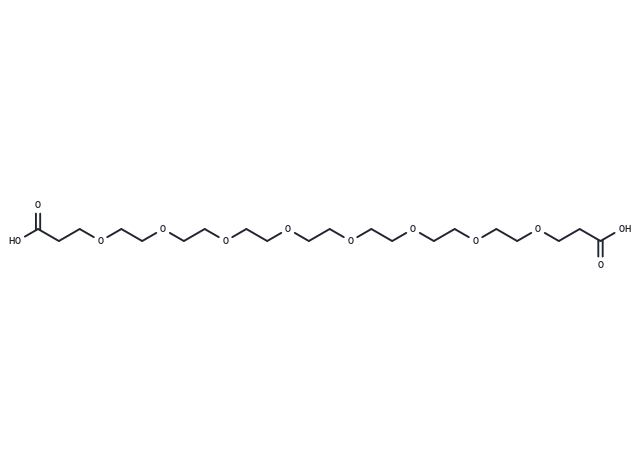 TargetMol Chemical Structure Bis-PEG8-acid
