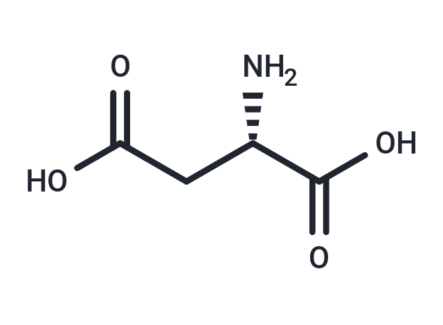 L-Aspartic acid Chemical Structure