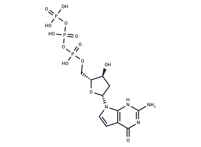 TargetMol Chemical Structure 7-Deaza-2′-deoxyguanosine 5′-triphosphate