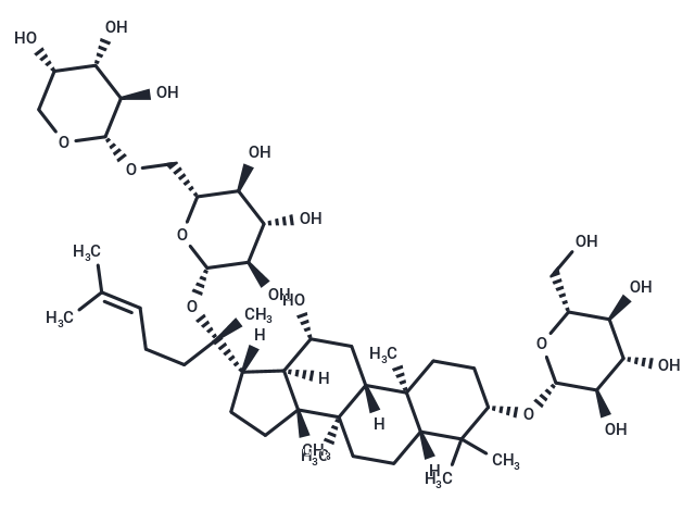 Ginsenoside Rd2 Chemical Structure