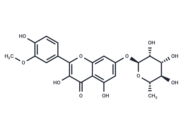 TargetMol Chemical Structure Isorhamnetin 7-O-α-L-rhamnoside