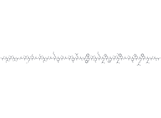 β-Amyloid (1-42), human Chemical Structure