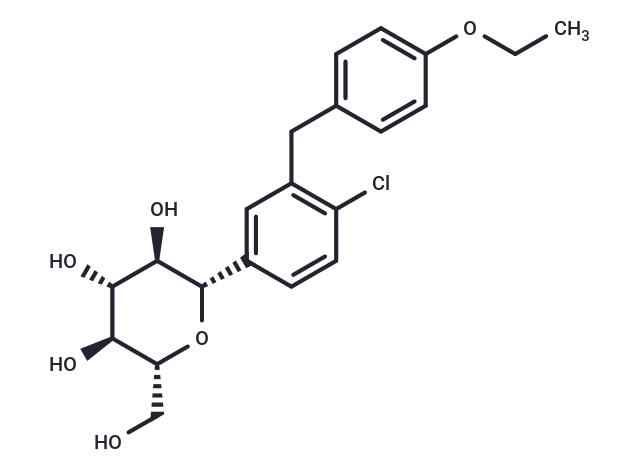 TargetMol Chemical Structure Dapagliflozin