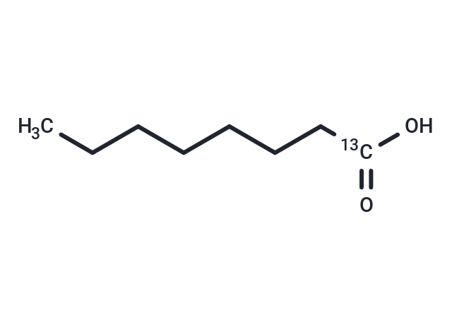 TargetMol Chemical Structure Octanoic Acid-13C