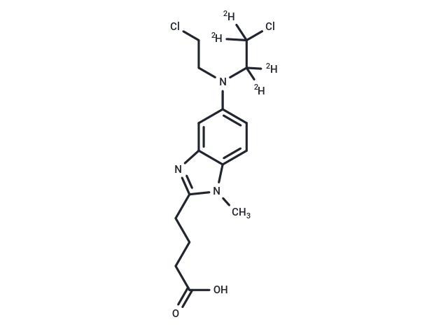 TargetMol Chemical Structure Bendamustine D4
