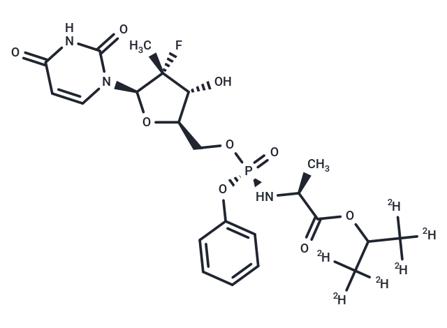 TargetMol Chemical Structure Sofosbuvir D6