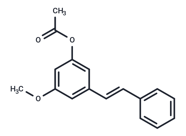 TargetMol Chemical Structure (E)-3-Acetoxy-5-methoxystilbene