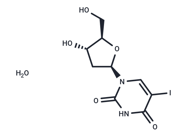 Idoxuridine hydrate Chemical Structure