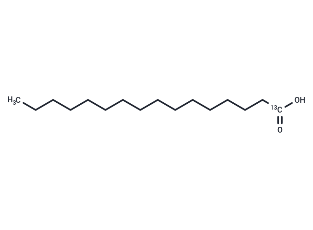 TargetMol Chemical Structure Palmitic acid-1-13C