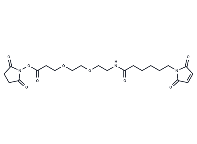 MC-PEG2-C2-​NHS ester Chemical Structure